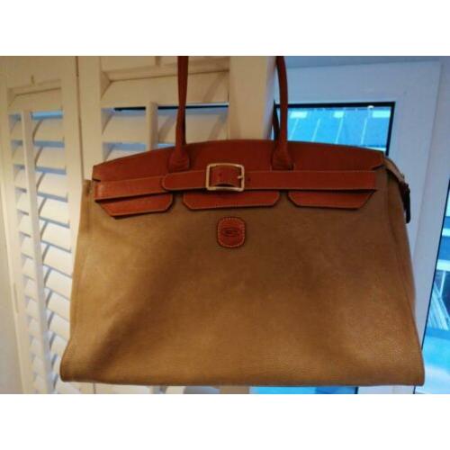 Brics damestas shopper camel bruin