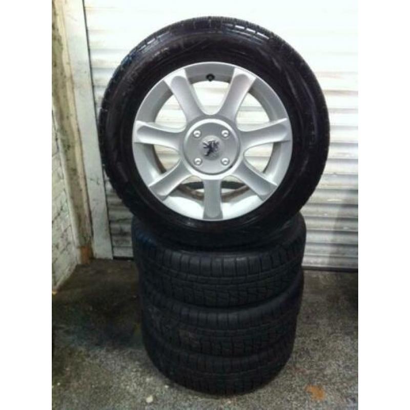 15"Originele Peugeot 4x108 Velgen+Banden 207/208/partner !!!