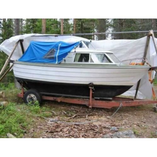 Te koop noorse sloep 6m 12pk binnenmotor.