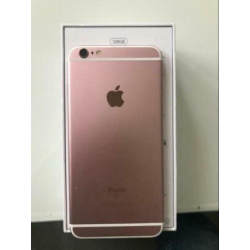 Als nieuw iphone 6s 128 gb roze kras vrij 100% in orde, incl