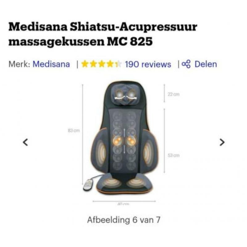 Massagestoel medisana