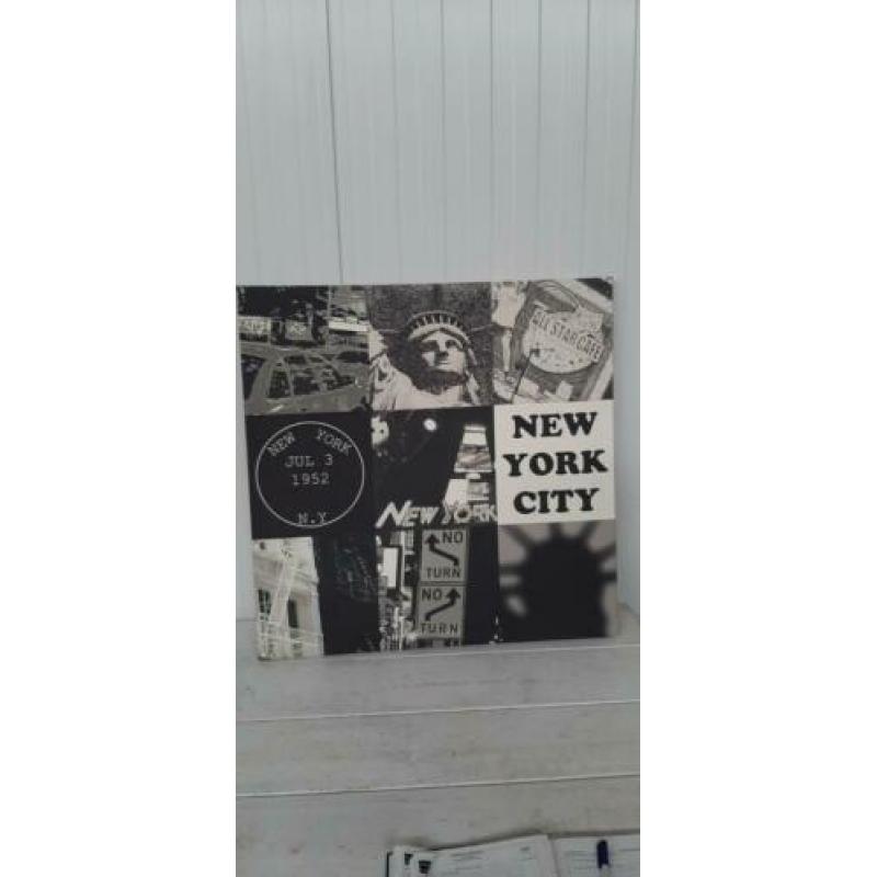 MPH 4000 Zwart witte print op canvas