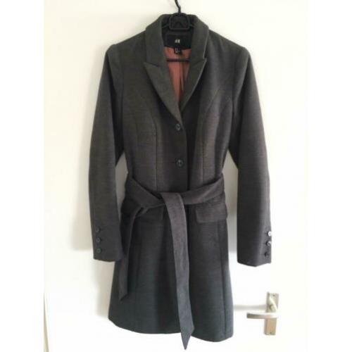 Lange H&M jas maat 36