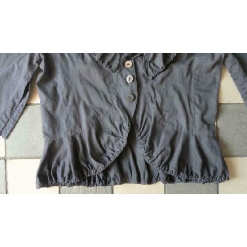 TRANSFER Prachtige, katoenen Blouse/Vestje maat 44 ( Nieuw)