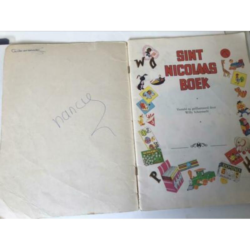 Willy Schermelé: Sint Nicolaasboek verhaaltjes- versjes.