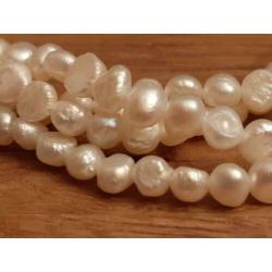 zoetwater parels, ketting met armband