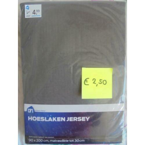 Antraciet kleurige hoeslakens