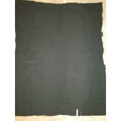 ledikantdeken zwart wit wafel 120 x 150