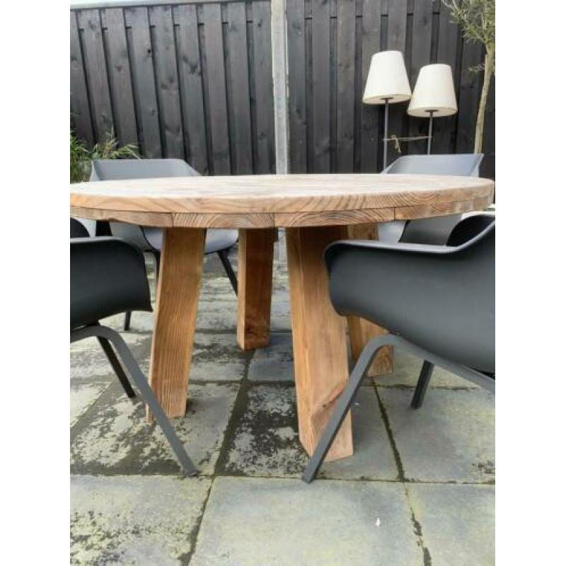 Zgan ronde tuintafel 130cm