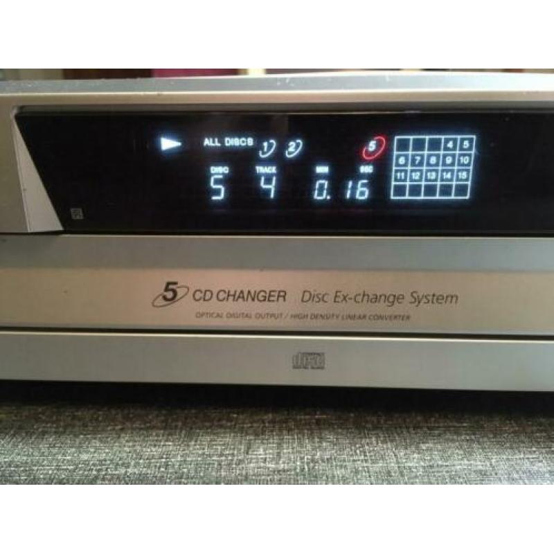 Luxe Sony 5 CD wisselaar CDP-CE375