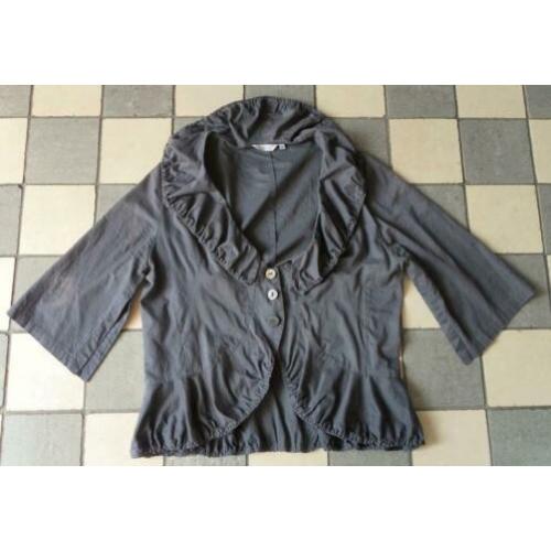 TRANSFER Prachtige, katoenen Blouse/Vestje maat 44 ( Nieuw)