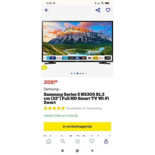 Samsung full HD Smart TV 32"