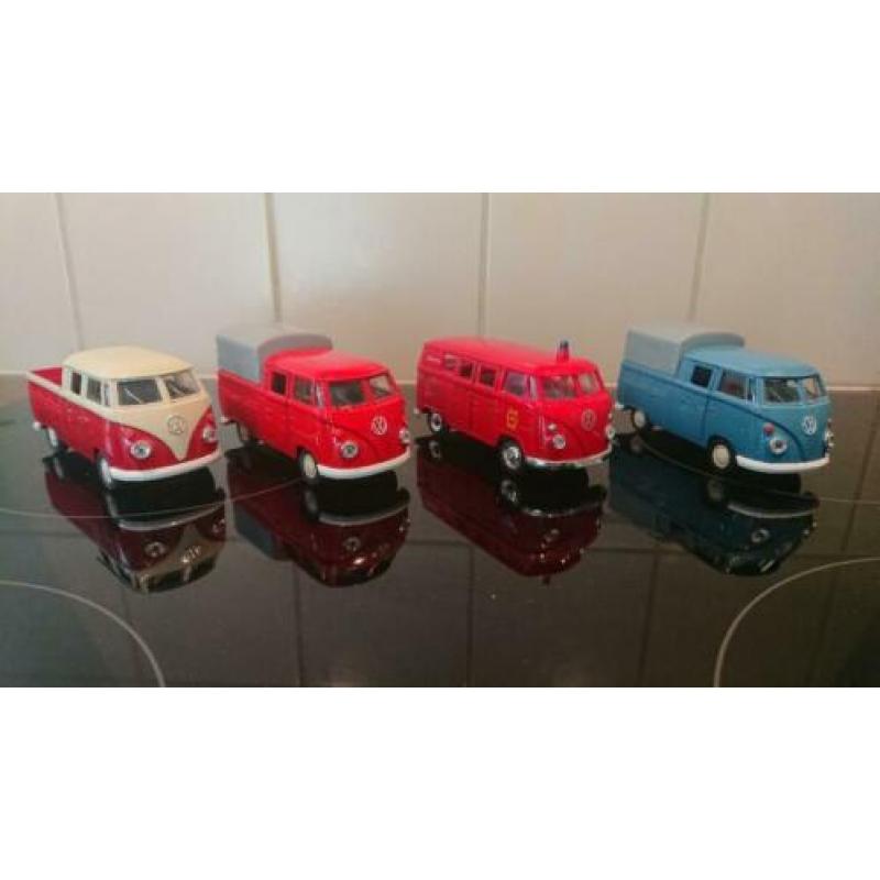 4 Volkswagen T1 busjes 11,5 cm