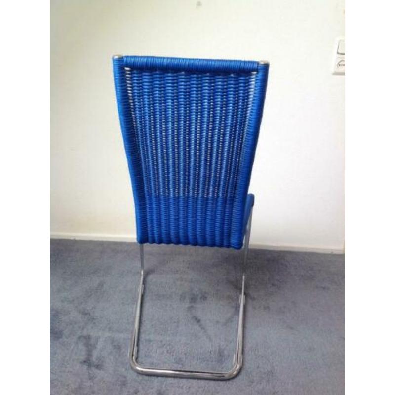Design eetkamerstoel TECTA blauw