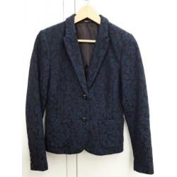 Gustav dames jasje zwart/blauw maat 38