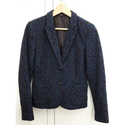 Gustav dames jasje zwart/blauw maat 38