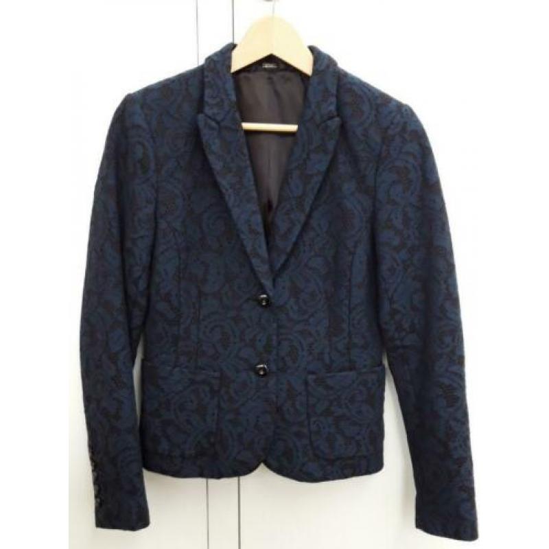 Gustav dames jasje zwart/blauw maat 38