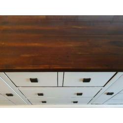 Behandeld houten dressoir 190 cm breed