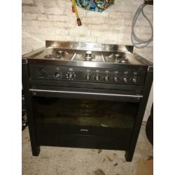 smeg gasfornuis 90cm 6 pits