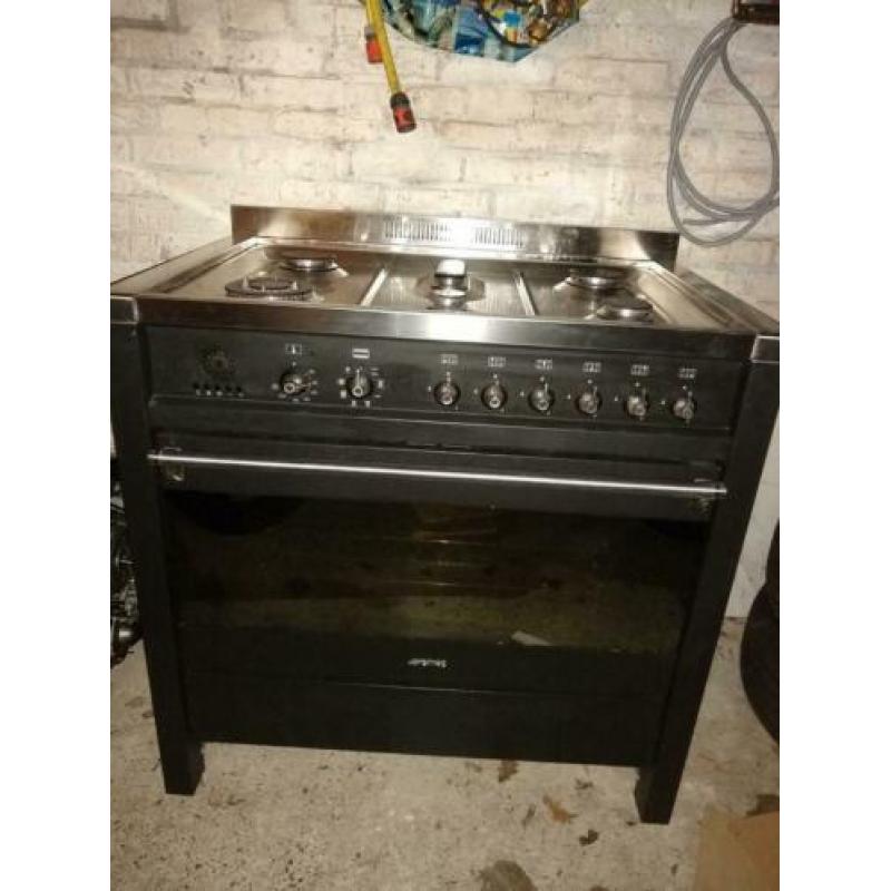 smeg gasfornuis 90cm 6 pits