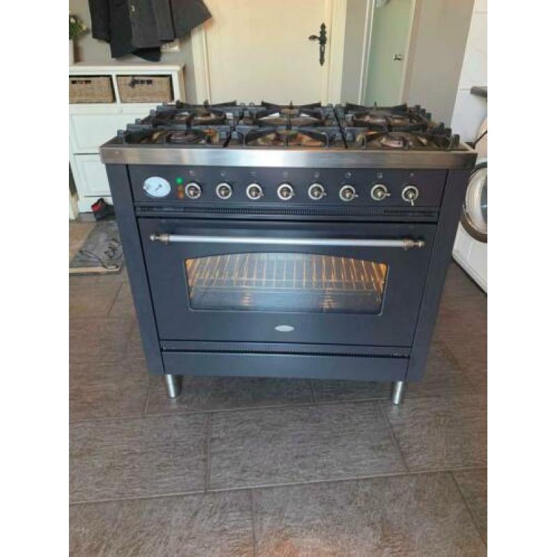 Boretti Gasfornuis Antraciet