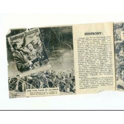 Propaganda flyer anti Duitsland 1941/42 Dreifrontenkrieg