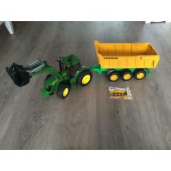 Bruder tractor John Deere 7930 met Joskin kipper izgst