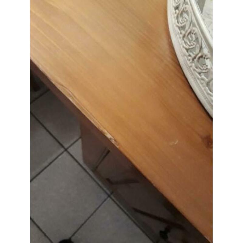 Dressoir met spiegel grenen hout wel gebruikers sporen
