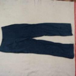 Blauwe glanzende damesbroek.Mt 36.Merk Feature