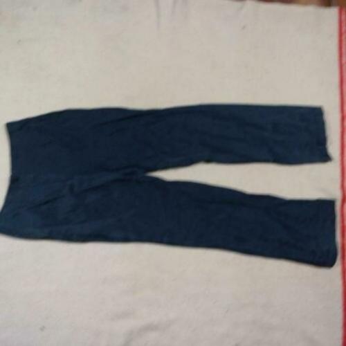 Blauwe glanzende damesbroek.Mt 36.Merk Feature