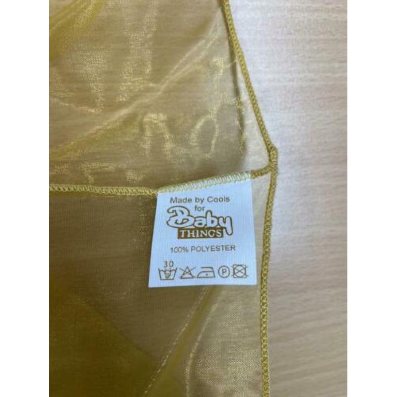 Goudkleurige klamboe voor baby/kinderkamer, nieuw.