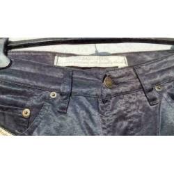 DIESEL zwarte glans pantelon mt 30