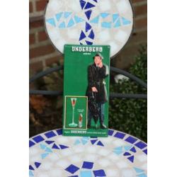 Mooi klein reclamebord Underberg wärmt likeur