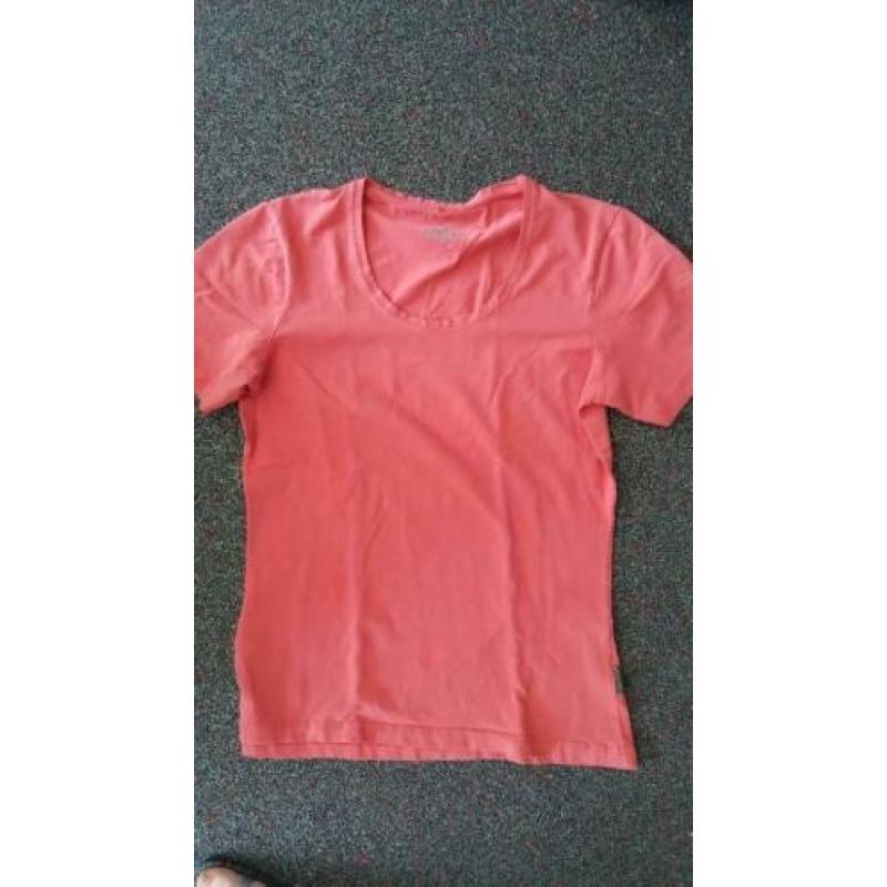 2 shirts human nature mt. XXl/ Xl z.g.a.n wit en zalmroze