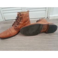 Kwaliteit nette heren schoenen echte leer maat 40,5