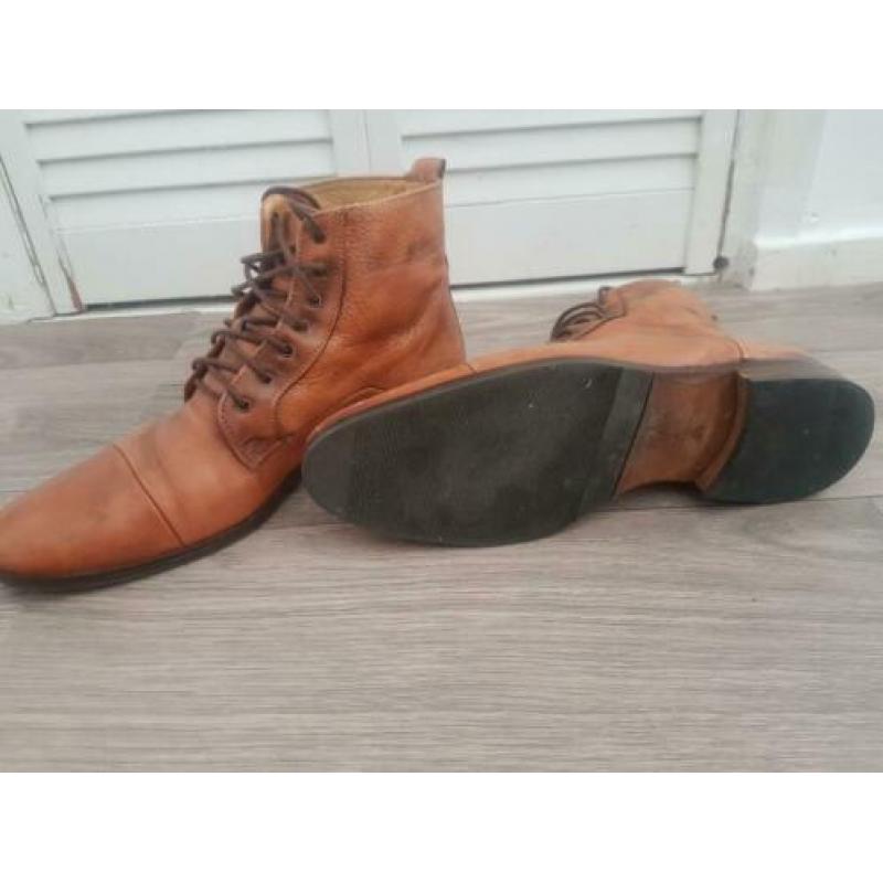 Kwaliteit nette heren schoenen echte leer maat 40,5