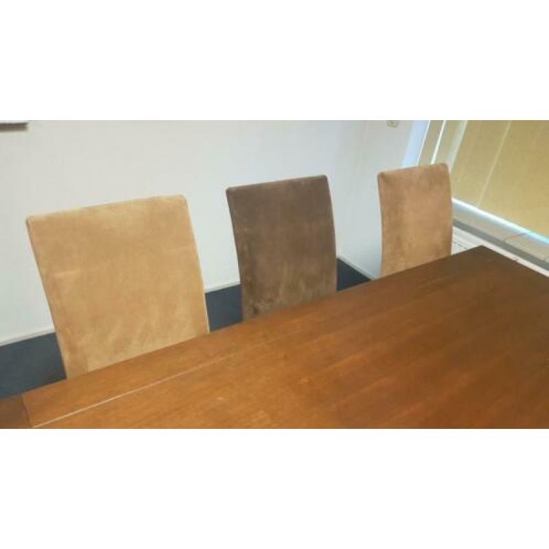 Eethoek met 6 stoelen