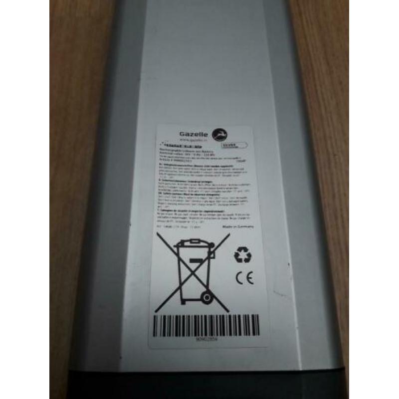 Gazelle accu zilver