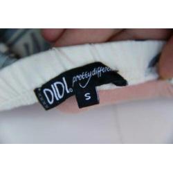 Rok creme/ blauw Didi mt S