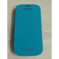 Samsung Galaxy S3 i9300 Flip Cover / Case Lichtblauw