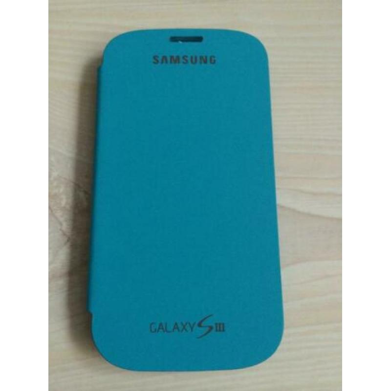 Samsung Galaxy S3 i9300 Flip Cover / Case Lichtblauw