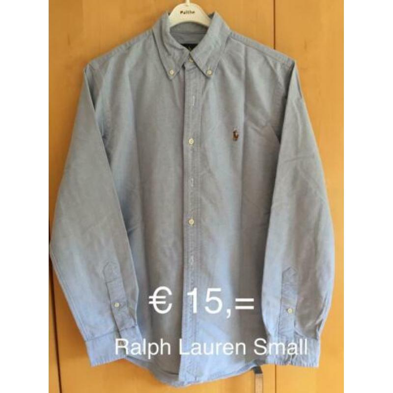 Ralph Lauren overhemd licht blauw maat Small