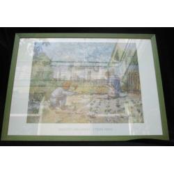 Prent Vincent van Gogh -Primi Passi in Houten Lijst 54 x 74