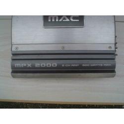 MAC MPX 2000, 2 CH AMP 500 Watt