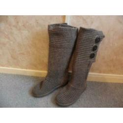 Originele grijs gebreide laarzen UGGS CLASSIC CARDY 5819 38