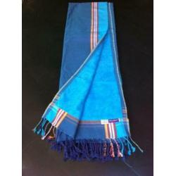kikoy strandlaken turquoise badhanddoek blauw sneldrogend.