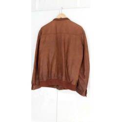 Arma leren jack jas jacket vintage pilotenmodel, bruin mt 54