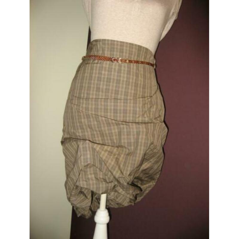 Pauw ballonrokje mt 2 / 38 taupe