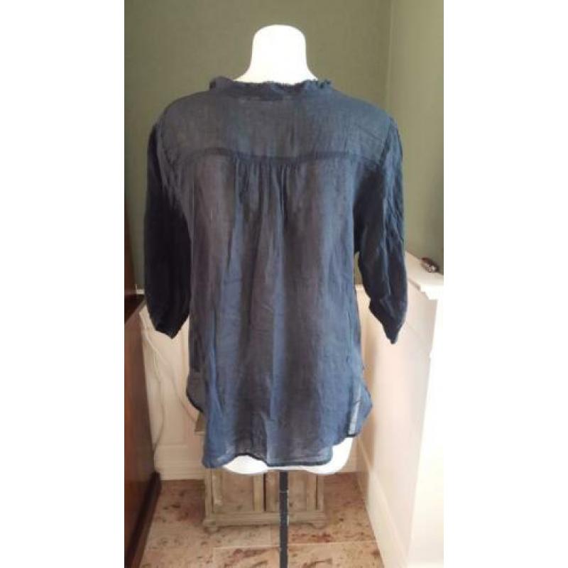 ZGAN zwarte RALPH LAUREN blouse top mt M 38/40, topje zwart