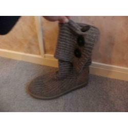 Originele grijs gebreide laarzen UGGS CLASSIC CARDY 5819 38